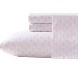 Laura Ashley Pink Cotton Sateen Sheets